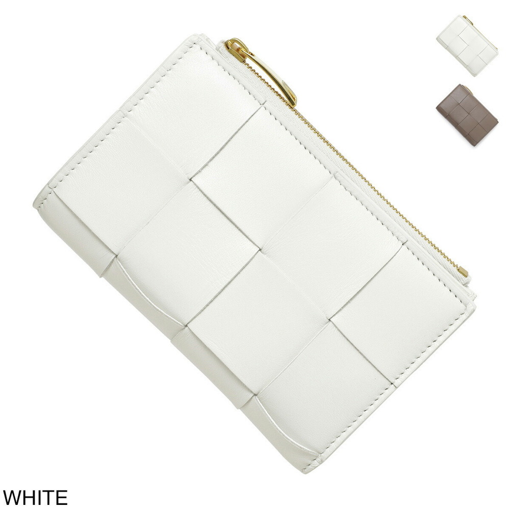 Bottega Veneta Cassette Bi Fold Zip Wallet Coin Purse